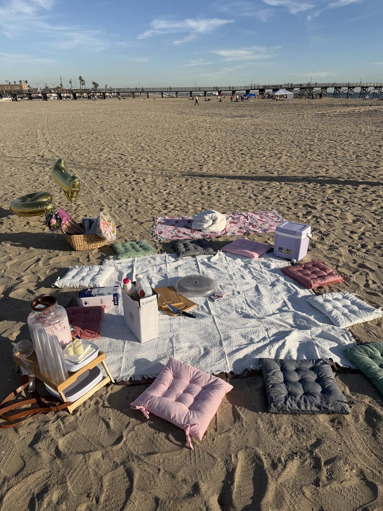 Tiny Land Picnic Blankets, 2 in1 Double Layer Waterproof Mat + Blanket, Foldable Beach Mat,Outdoor Blanket, Portable Camping Blanket, Extra Large Beach Mat, for Camping Park Beach Grass customer photo 2