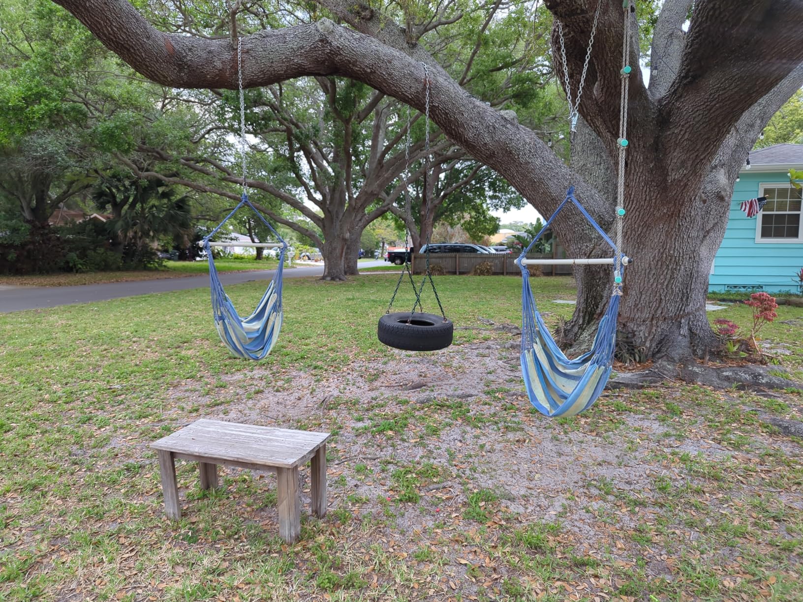 Highwild Hammock Chair Hanging Rope Swing - Max 500 Lbs - 2 Cushions Included - Steel Spreader Bar with Anti-Slip Rings - for Any Indoor or Outdoor Spaces customer photo 1