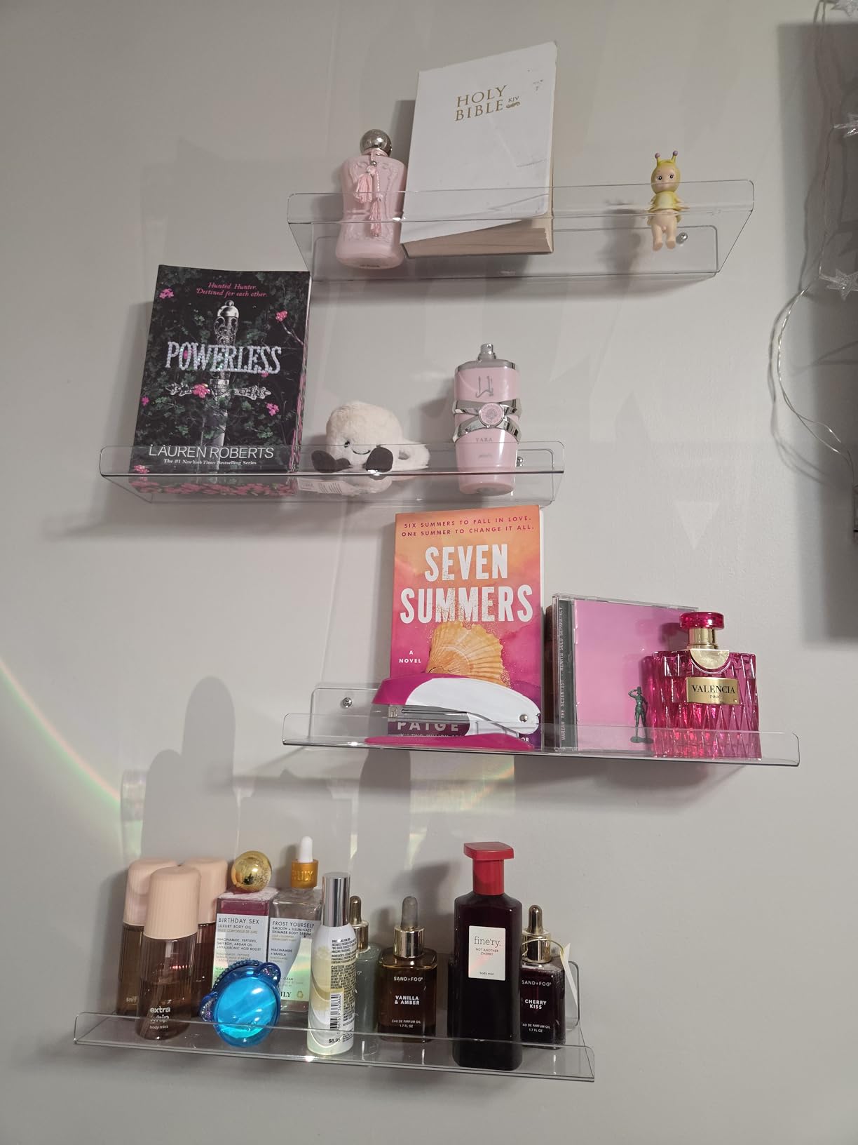 upsimples Acrylic Shelves for Bathroom Storage, 15