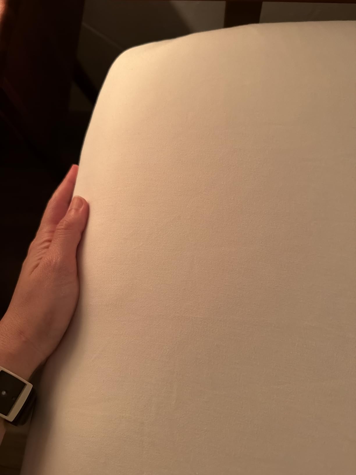 California Design Den Soft 100% Cotton Queen Sheet Set, 400 TC Good Housekeeping Award Winner, Silky Smooth Sateen Weave with Deep Pockets, Breathable and Durable Cotton Bedding Set - Striped White customer photo 1