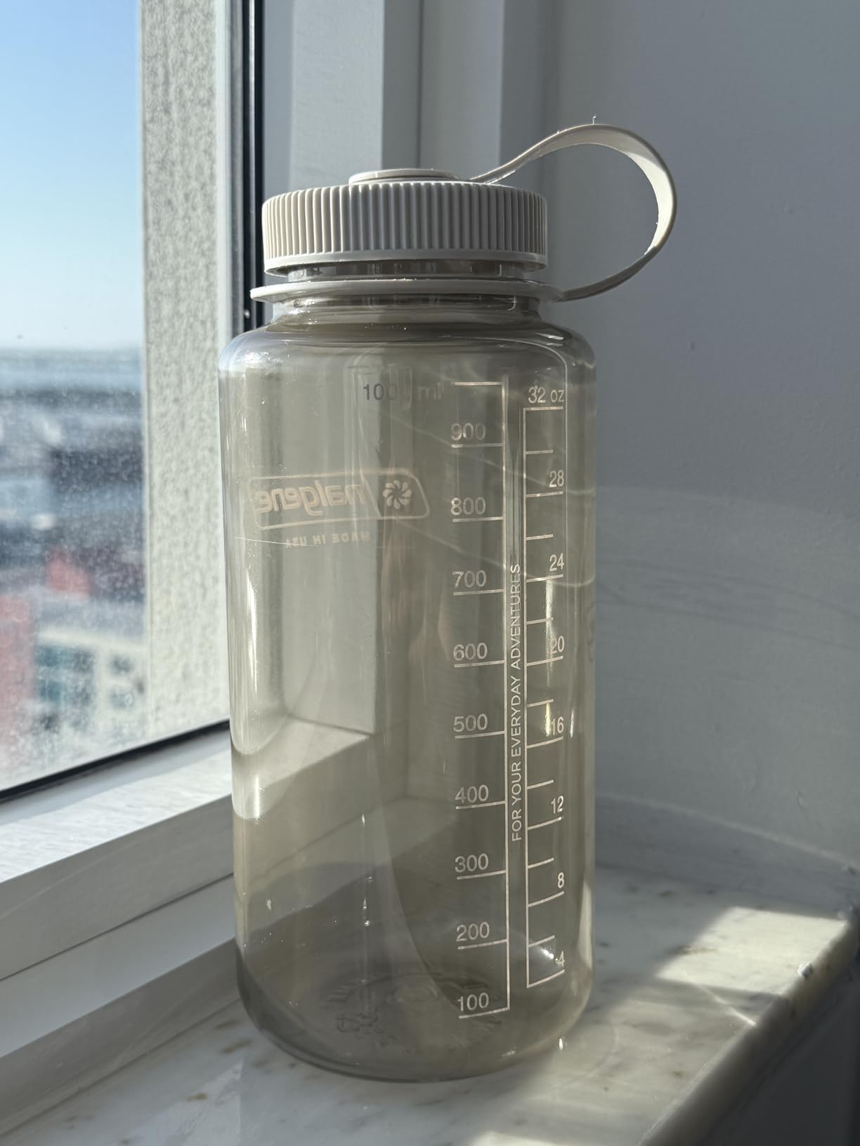 Nalgene 32 oz Wide Mouth Water Bottle | BPA-Free, Durable & Leak Proof, Lightweight Bottle for Hiking & Gym, Work & Travel customer photo 1
