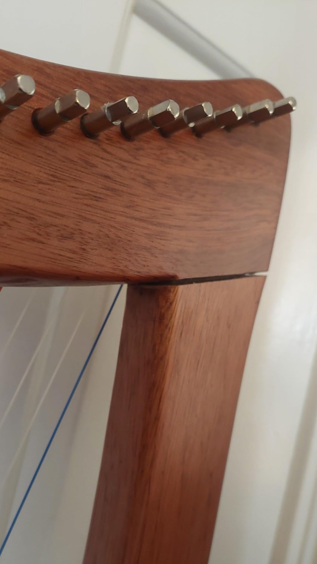 LOTKEY 19 Strings Harp, Solid Mahogany Harps 29