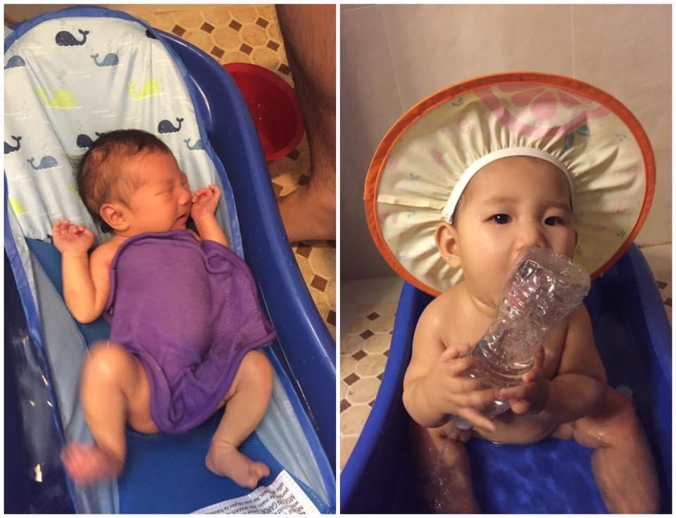 The First Years Renewed Baby Bath Tub - Newborn to Toddler 3-in-1 Baby Tub with Removable Sling - Made with 50% Recycled Material - 0 to 25 LBs customer photo 2