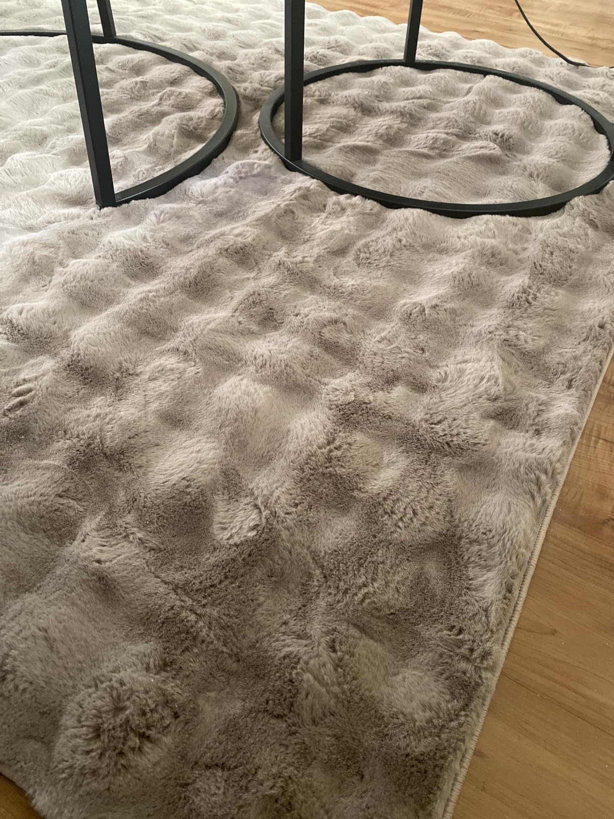 nuLOOM 7'6' x 9'6' Cozy Plush Area Rug, Machine Washable, Non-Slip, Soft Fluffy Shag Carpet for Living Room Bedroom Kids Room Nursery Home Decor, Jeni White customer photo 2