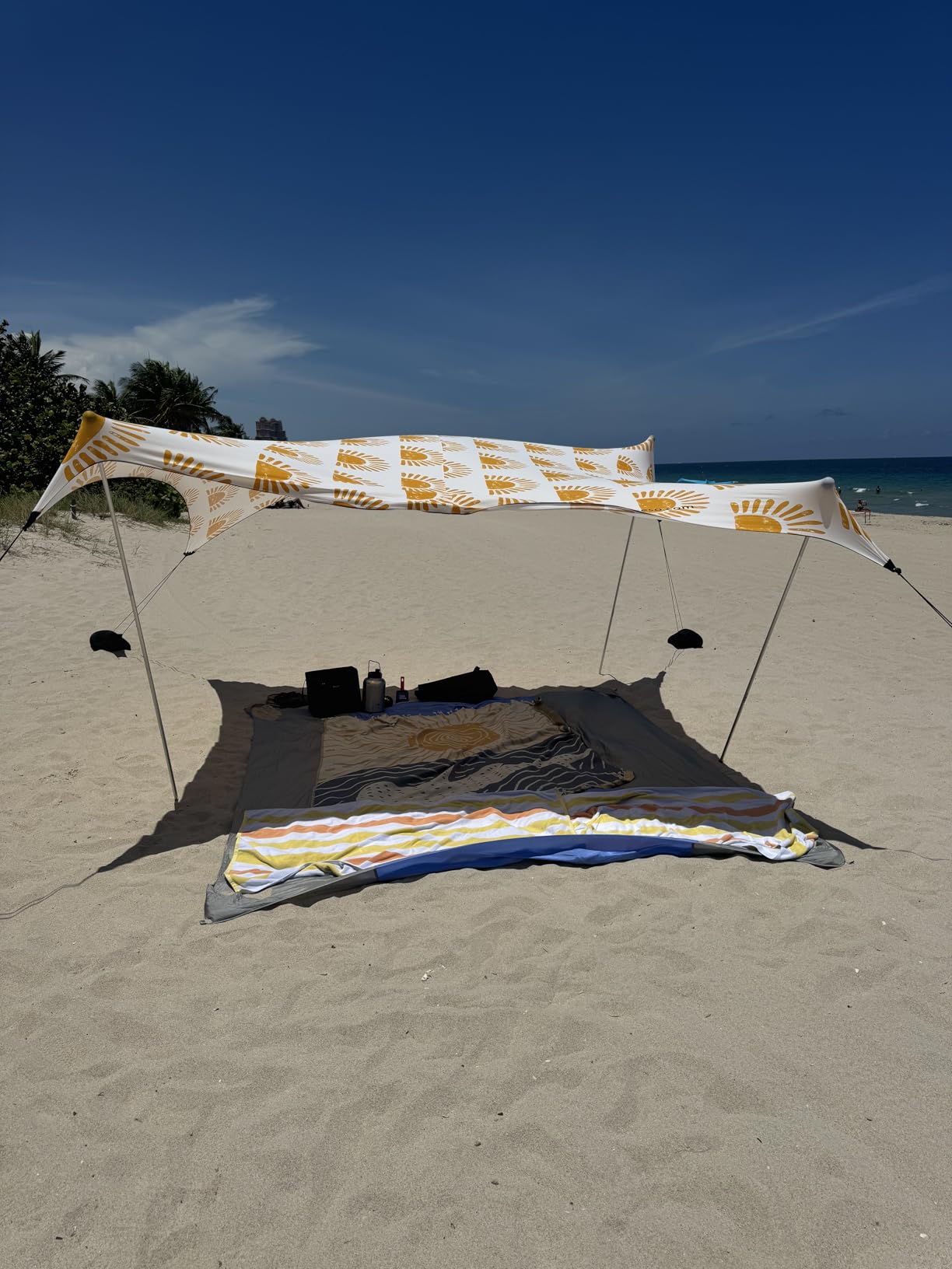 Sand Cloud Turkish Beach Towel - Sand Resistant - 100% Organic Turkish Cotton Yarn - Quick Dry Towel for Beach, Picnic, Blanket or Bath Towel - As Seen on Shark Tank customer photo 1