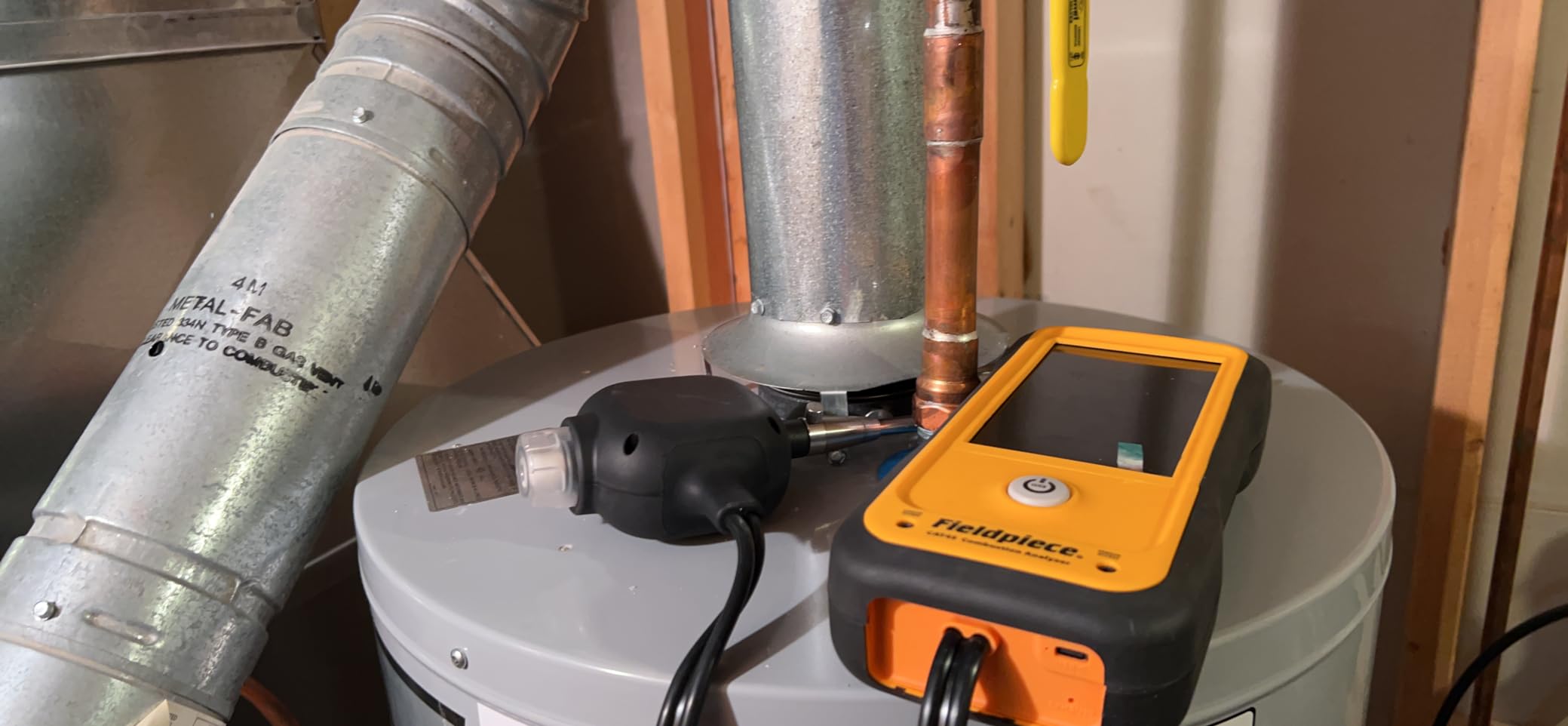 Fieldpiece CAT45 - Combustion Analyzer - Accurately Measure O2, CO, CO2, Draft Pressure - HVAC Tool customer photo 2