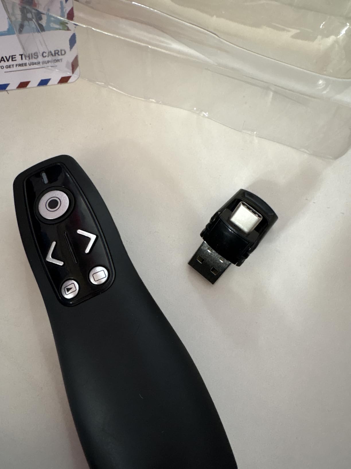 Presentation Clicker Wireless Presenter Remote for PowerPoint, Powerpoint Clicker with Volume Control PowerPoint Slide Advancer for Mac, Computer, Laptop customer photo 2