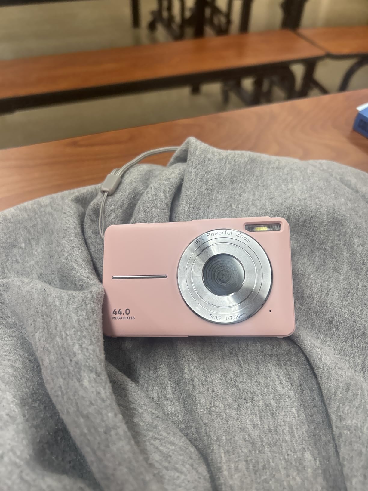 Lecran Digital Camera, FHD 1080P Point and Shoot Camera for Kids Teens Starters, with 32GB Card 16X Zoom Anti Shake Date Stamp, Compact Small Camera Christmas Birthday Gift for Boys Girls, Pink customer photo 2