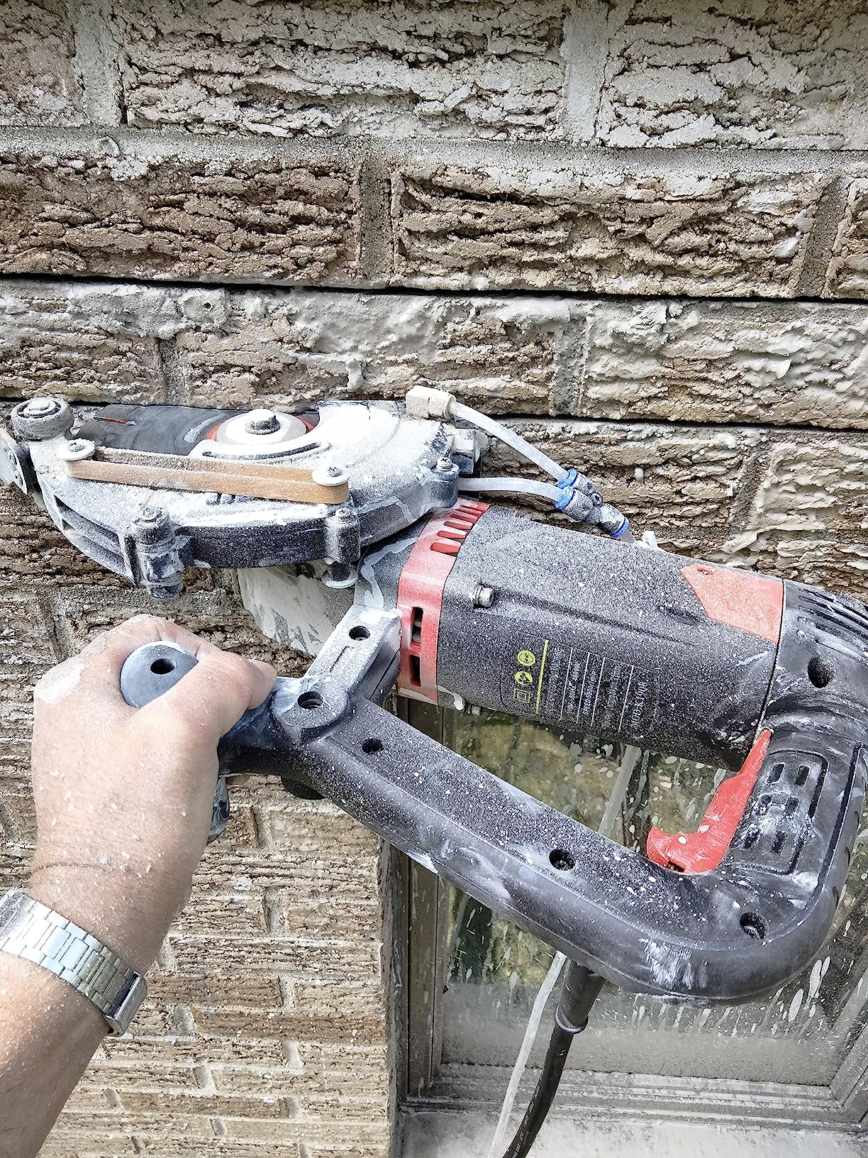 8'' Electric Concrete Saw 4800W Wall Chaser Concrete Cutter for Brick, Concrete Wall, Granite, Marble, Tile with 8