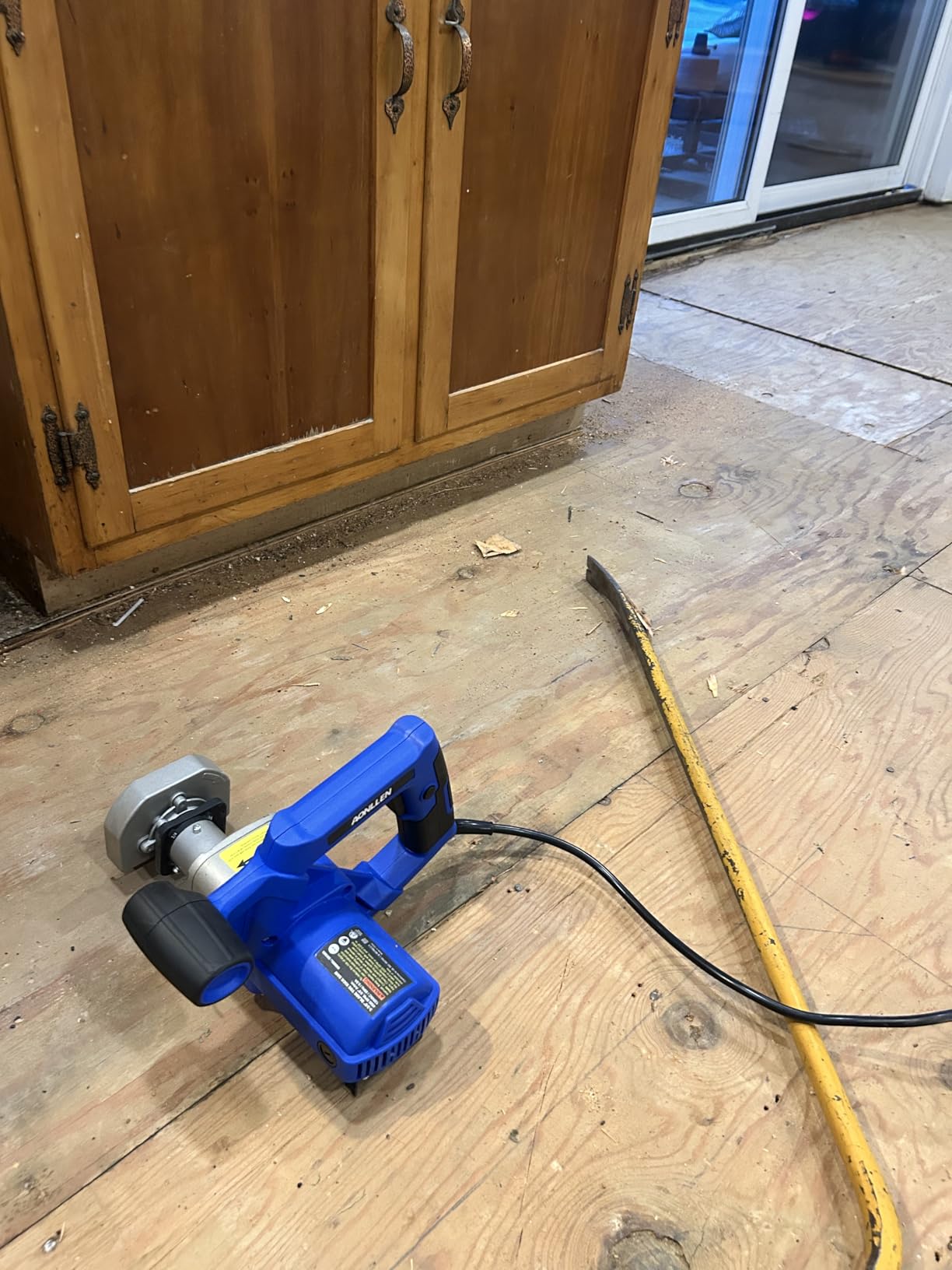toe kick saw 3-3/8 In. 6.8 Amp Electric Circular Saw With 2pcs Carbide Tipped Blades For Woods,1pcs Grit Diamond Blades For Tile Cuts,special Undercut Saw For Removing Subfloor or Tiles customer photo 1