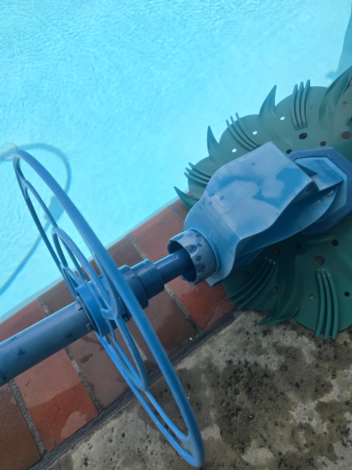 U.S. Pool Supply Octopus Suction Pool Cleaner, Inground Automatic Pool Vacuum Cleaner with Hose - Swimming Sweeper Vac Cleaning Suction-Side Cleaners - Auto Creepy Sweeps Removes Debris, Leaves Cleans customer photo 2