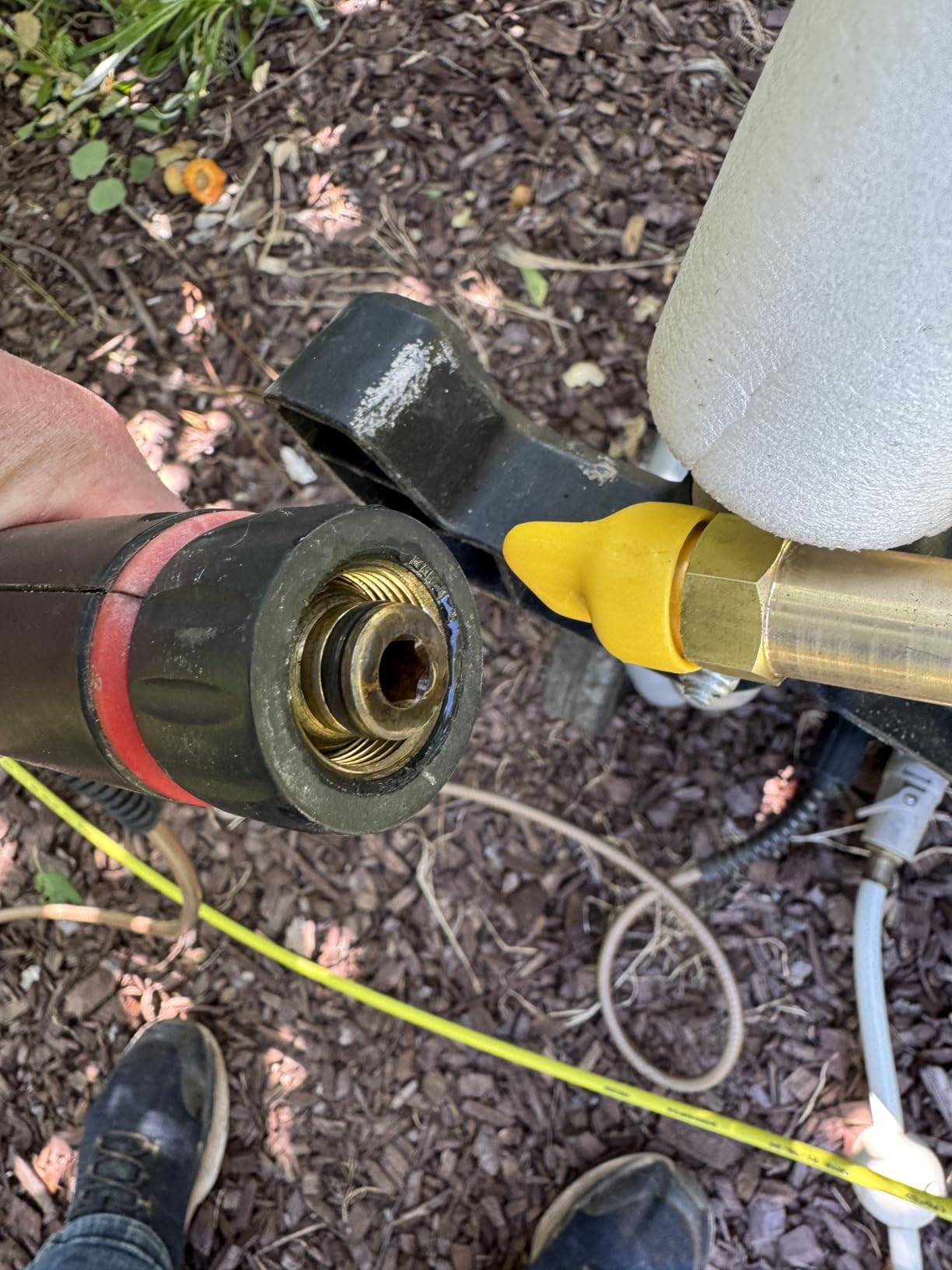 50 FT SEWER JETTER - Flexible Steel Braid - Complete and Ready to Use - For Your Gas Pressure Washer customer photo 2