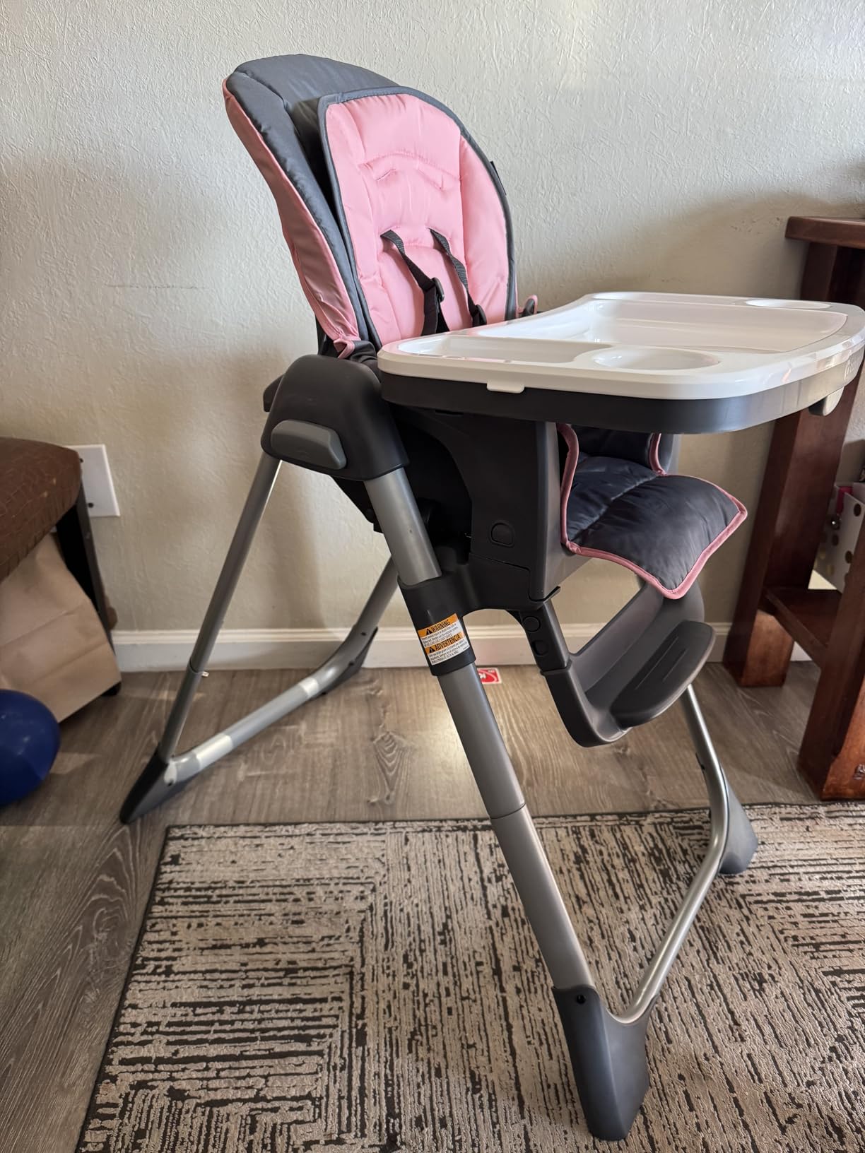 Baby Trend Sit Right 2.0 3-in-1 High Chair, Cozy Pink customer photo 1