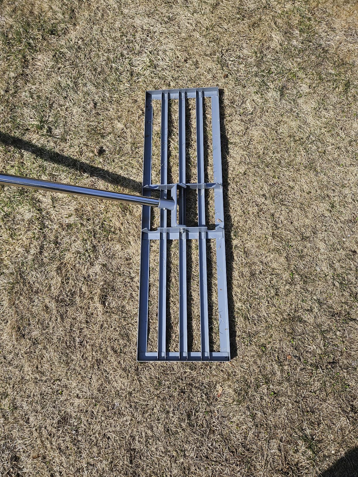 Lawn Leveling Rake 35x10 inch, (Professional-Grade) Lawn Leveler Tool with Stainless Steel Handle Rakes for Lawns Heavy Duty Landscape Rake for Backyard, Garden, Golf Course, Farm, Pasture customer photo 2