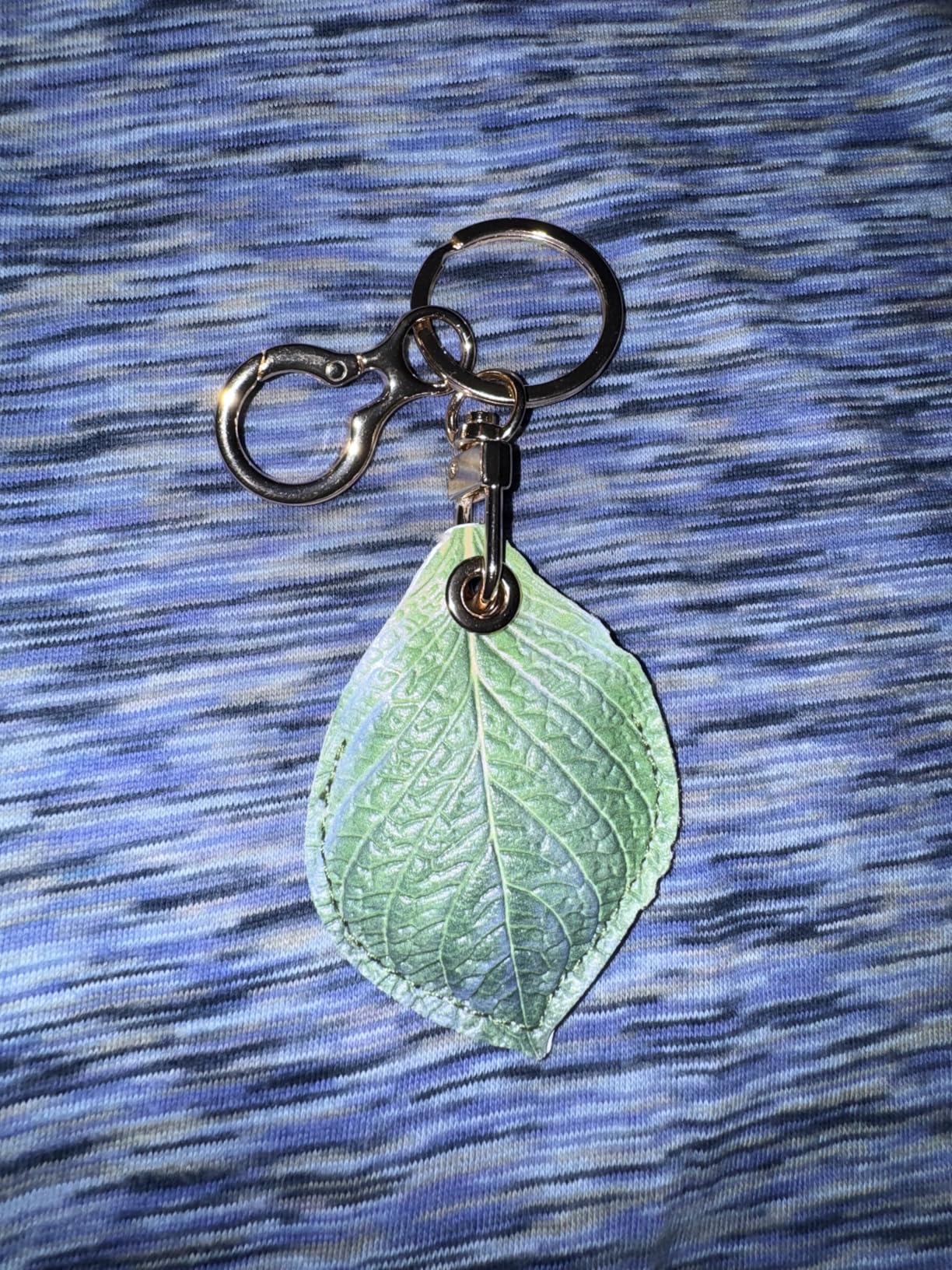 Leather Keychain Holder Case Compatible with AirTag, Cute Air Tag Cover with Keychain Ring, GPS Tracker Case for Keys customer photo 2