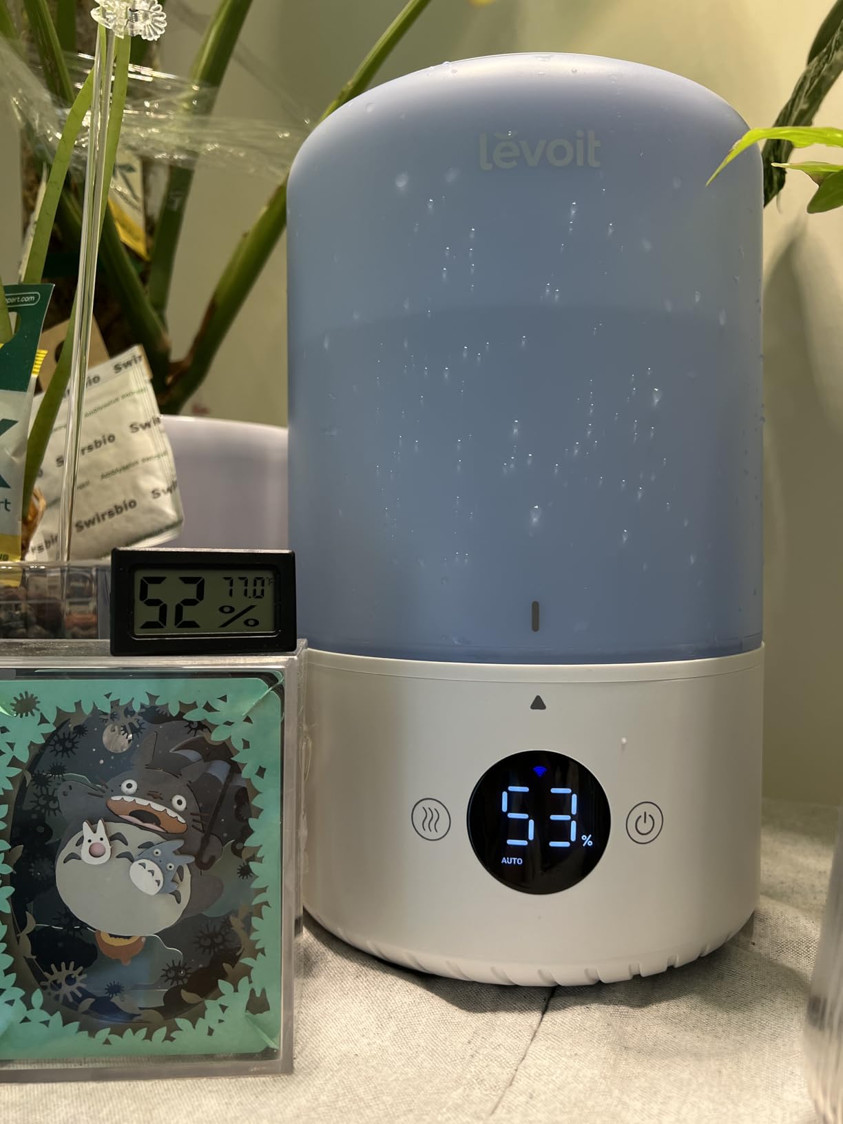 LEVOIT Dual 200S Smart Humidifiers for Bedroom, Top Fill, Customize Humidity for Home, Baby Nursery & Plants with Humidistat, Essential Oil Diffuser, Schedule, Timer, APP & Voice Control, 3L, Blue customer photo 1