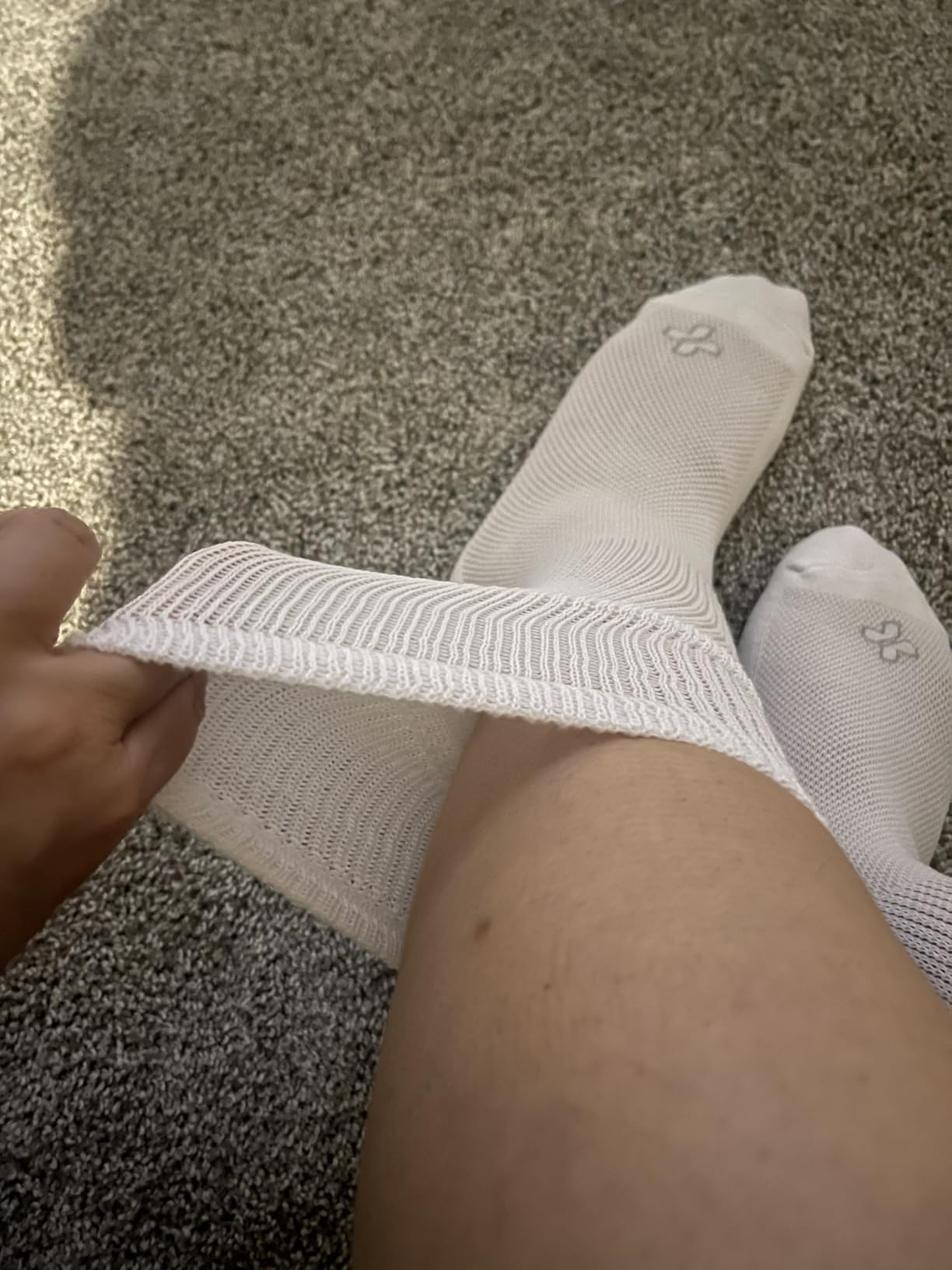 Doctor's Select Diabetic Socks for Men - 4 Pairs Non Binding Neuropathy Socks for Swollen Feet, Work, Travel & Comfort customer photo 1