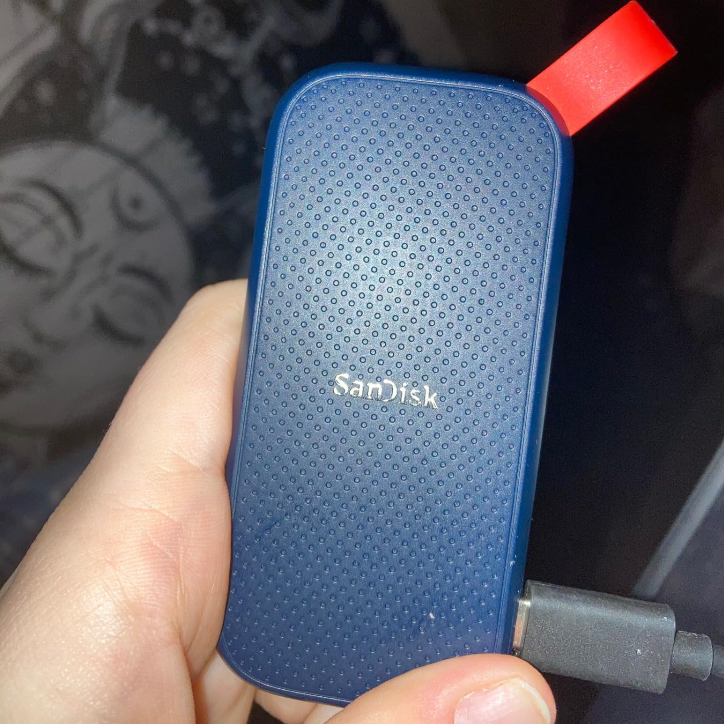 SANDISK 1TB Portable SSD - Up to 800MB/s, USB-C, USB 3.2 Gen 2 - SDSSDE30-1T00-G26 customer photo 1