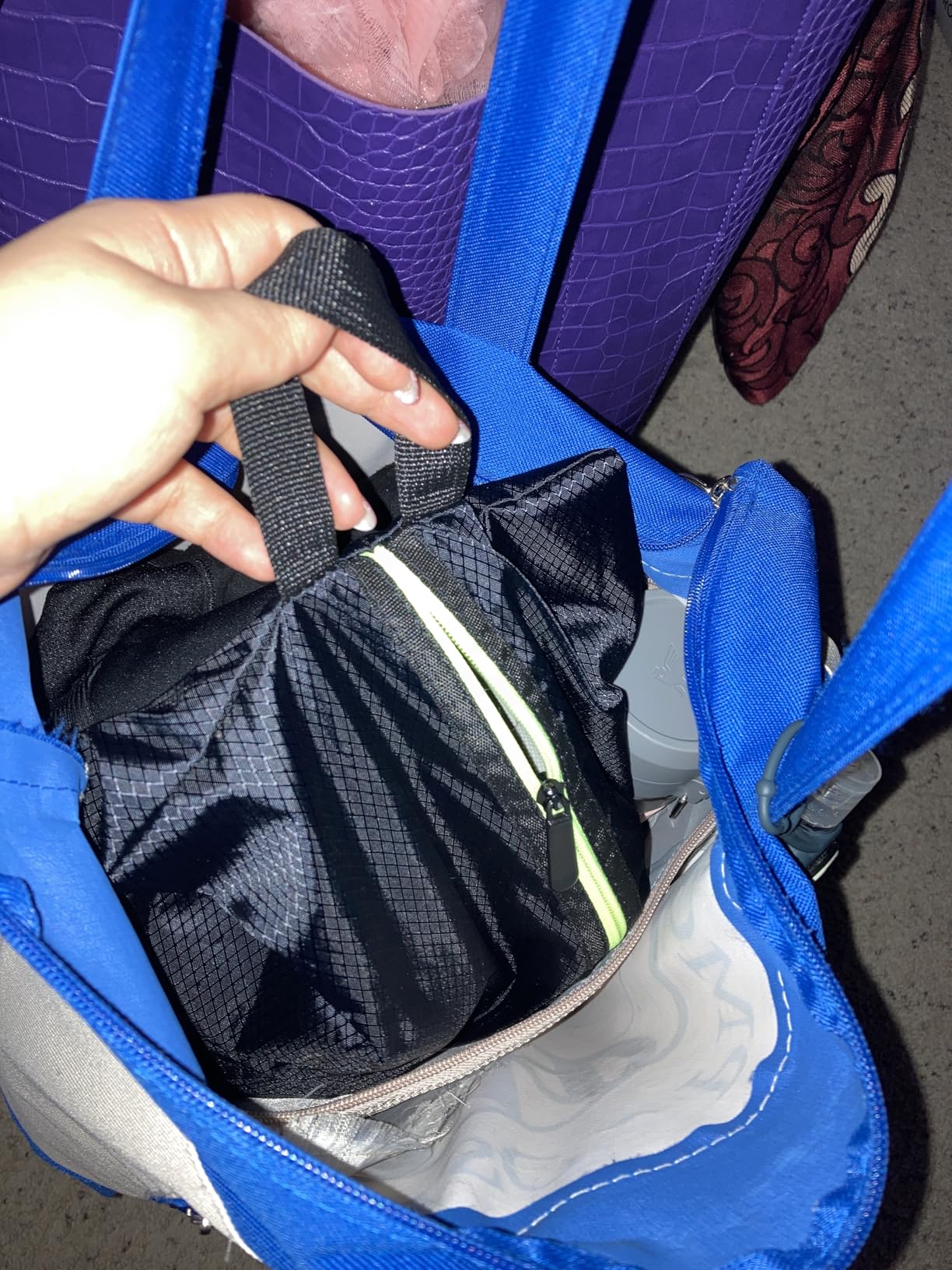 Shoe Bags for Travel - Set of 3 Pack Large Capacity Oxford Fabric Shoe Bags, Multi-Functional Dust-Proof and Waterproof Men & Women Travel Shoe Bag(Black) customer photo 1