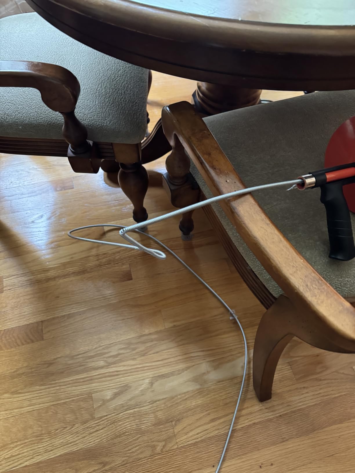MEISTERFAKTUR drain snake - Auto Feed - Ideal plumbing snake for sink and drain unblocking - Solid drain auger for real DYIs! (50FT) customer photo 2