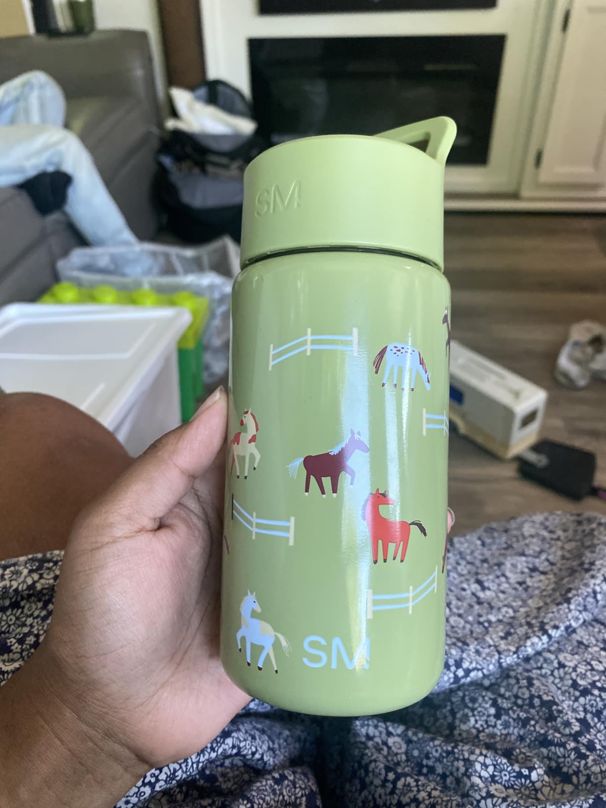 Simple Modern Kids Water Bottle with Straw Lid - 14oz Insulated Stainless Steel Summit customer photo 1