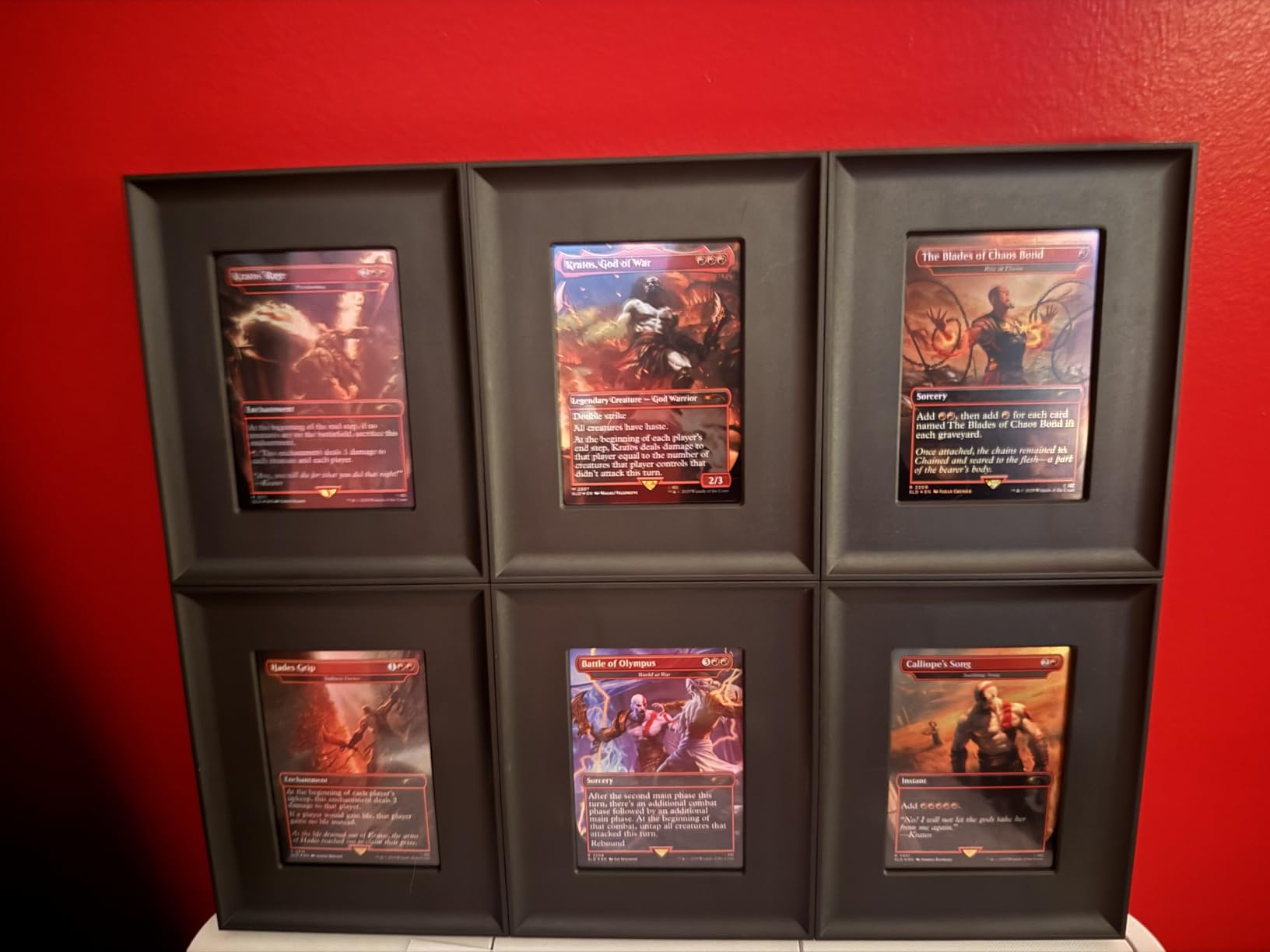 BCW Interlocking Card Frames - Black | Interlocking Frames Ideal for Collectibles, Trading Cards, and Memorabilia | Wall Display Frame (Graded Cards - 8 Pack) customer photo 1