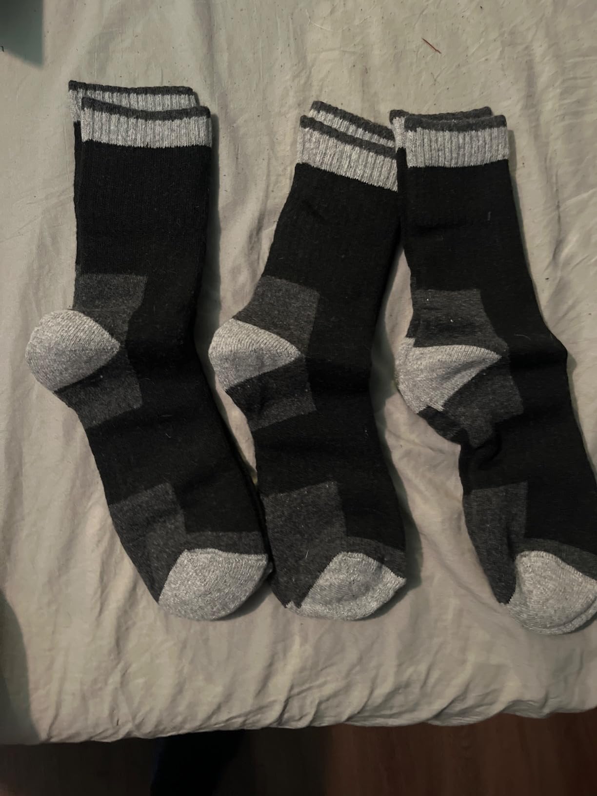 Merino Wool Hiking Socks for Men - 5 Pairs Thick, Warm, Thermal Winter Crew Socks for Cold Weather customer photo 1