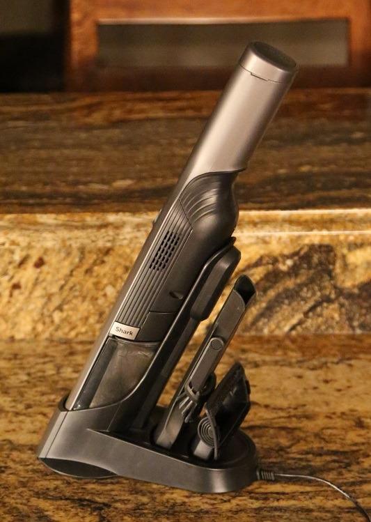 Shark WANDVAC Cordless Hand Vac, Lightweight, Versatile and Portable at 1.4 lbs., Powerful Suction for Pet Hair, Charging Dock, One-Touch Empty for Car & Home, Duster Crevice Tool, Black, WV201BK customer photo 1