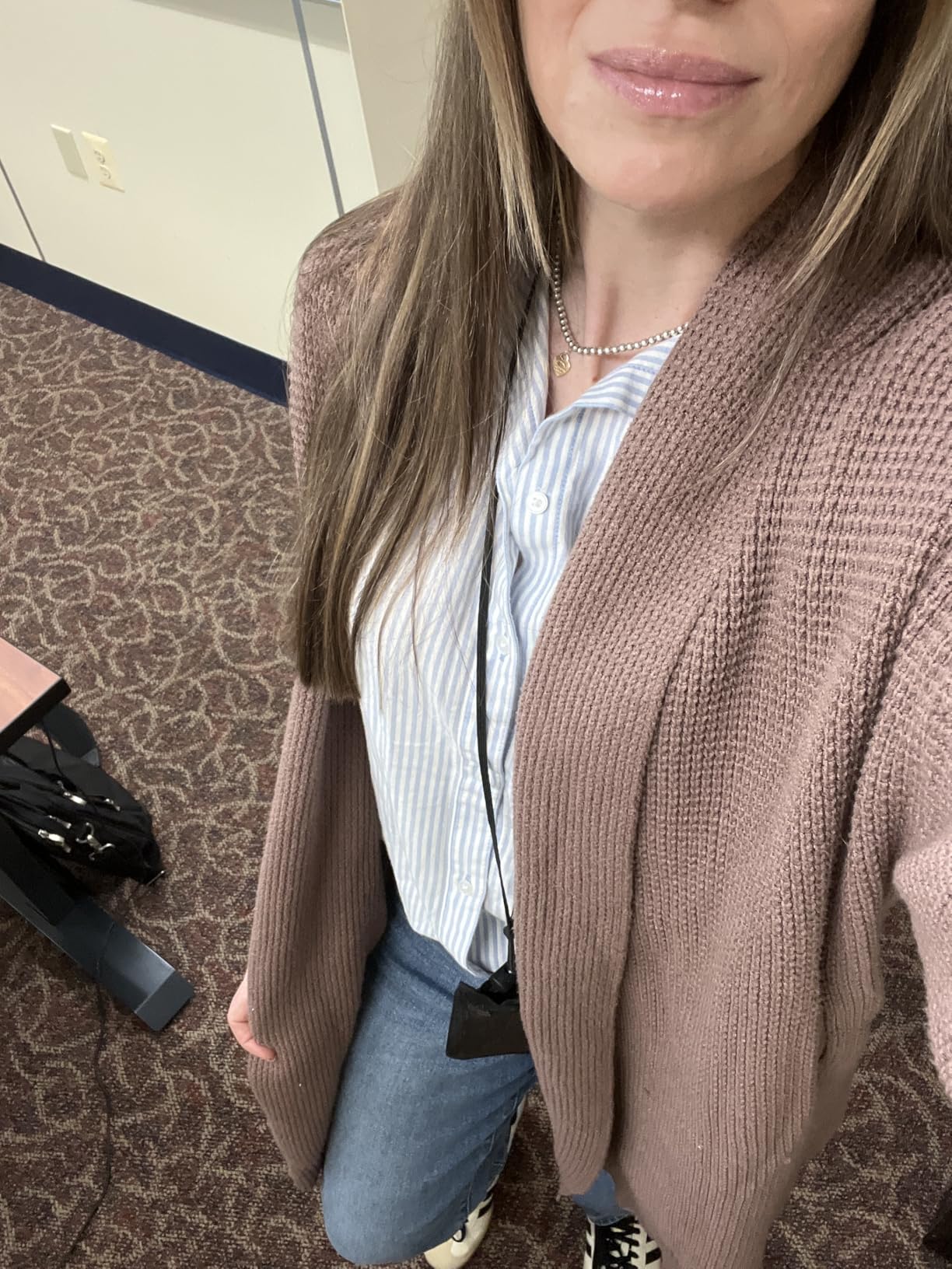 LILLUSORY Womens Oversized Cardigans Soft Knit Cardigan Sweater with Pockets customer photo 1