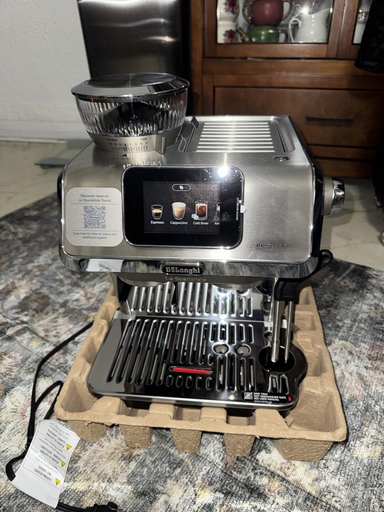 De'Longhi La Specialista Arte Evo Espresso Machine - Compact Cold Brew Coffee Maker with Grinder, Milk Steam Wand/Frother & Tamping Tools customer photo 2