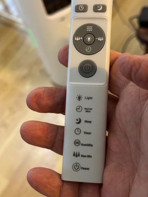 Humidifier large room 16L/4.2Gal - Lacidoll Whole house Humidifier for Home1500 sq.ft. Ultrasonic Cool Mist Humidifiers for Bedroom with Extension Tube & Aroma Box & Night light, White customer photo 1