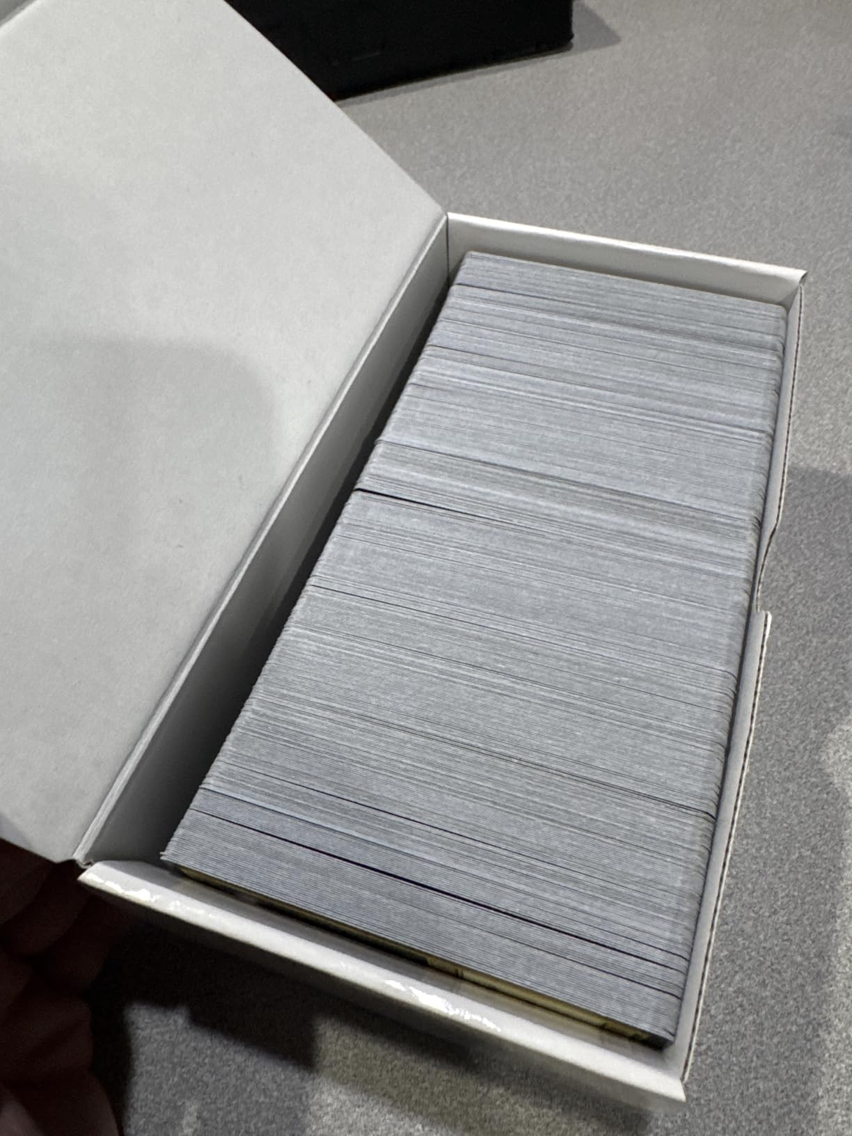 Trading-Card Storage Box, 4-Pack 400 Count Corrugated Cardboard Storage Box with dividers & labels for TCG/Magic/Mtg Storage and Collection, 7 INCH Horizontal customer photo 2