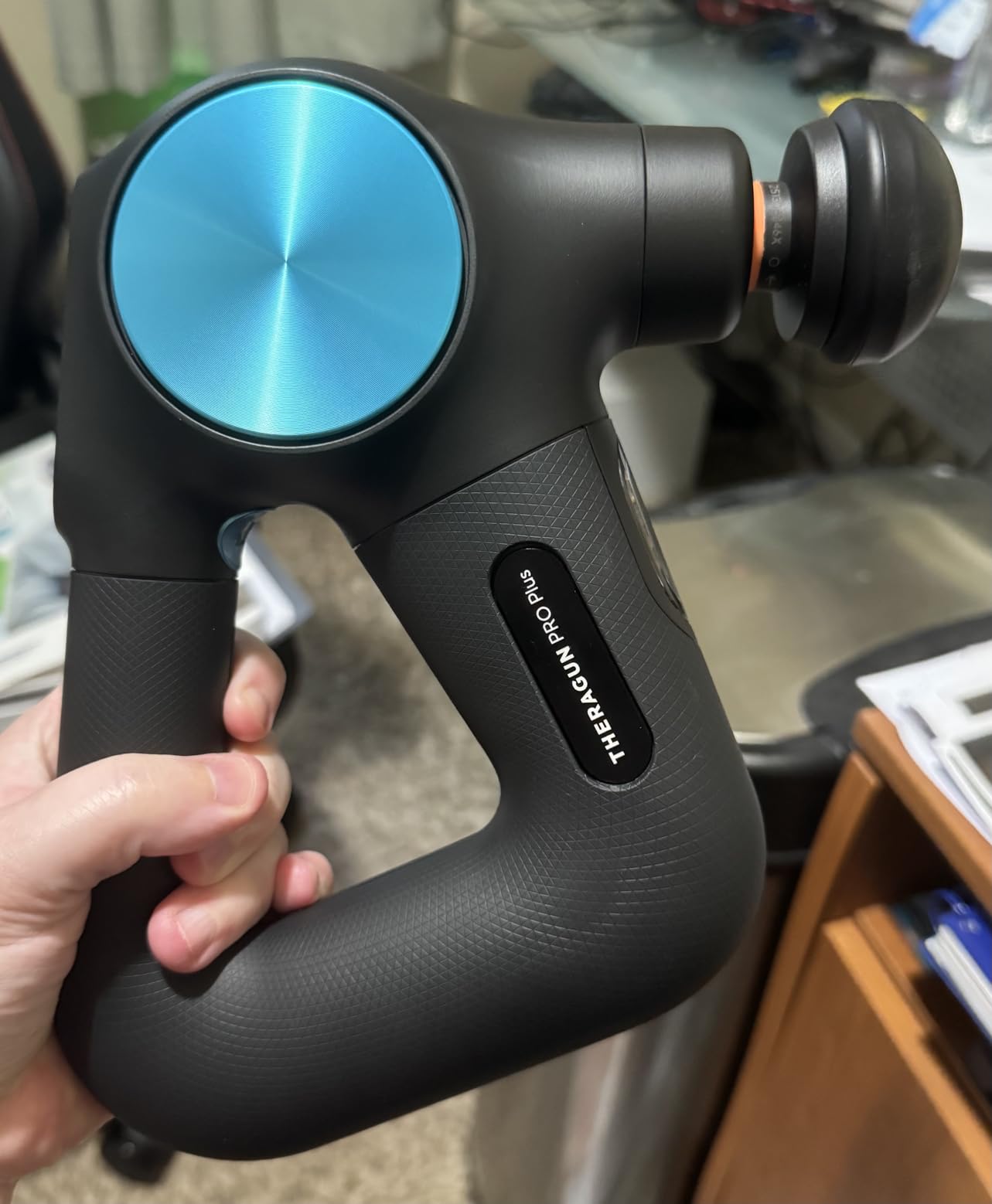 Therabody Theragun PRO Plus - 6-in-1 Deep Tissue Percussion Massage Gun customer photo 1