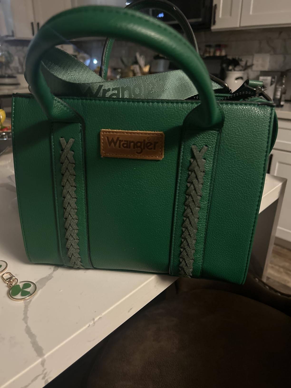 Wrangler Tote Bag for Women Designer Satchel Handbags Top-handle Purses with Strap customer photo 1