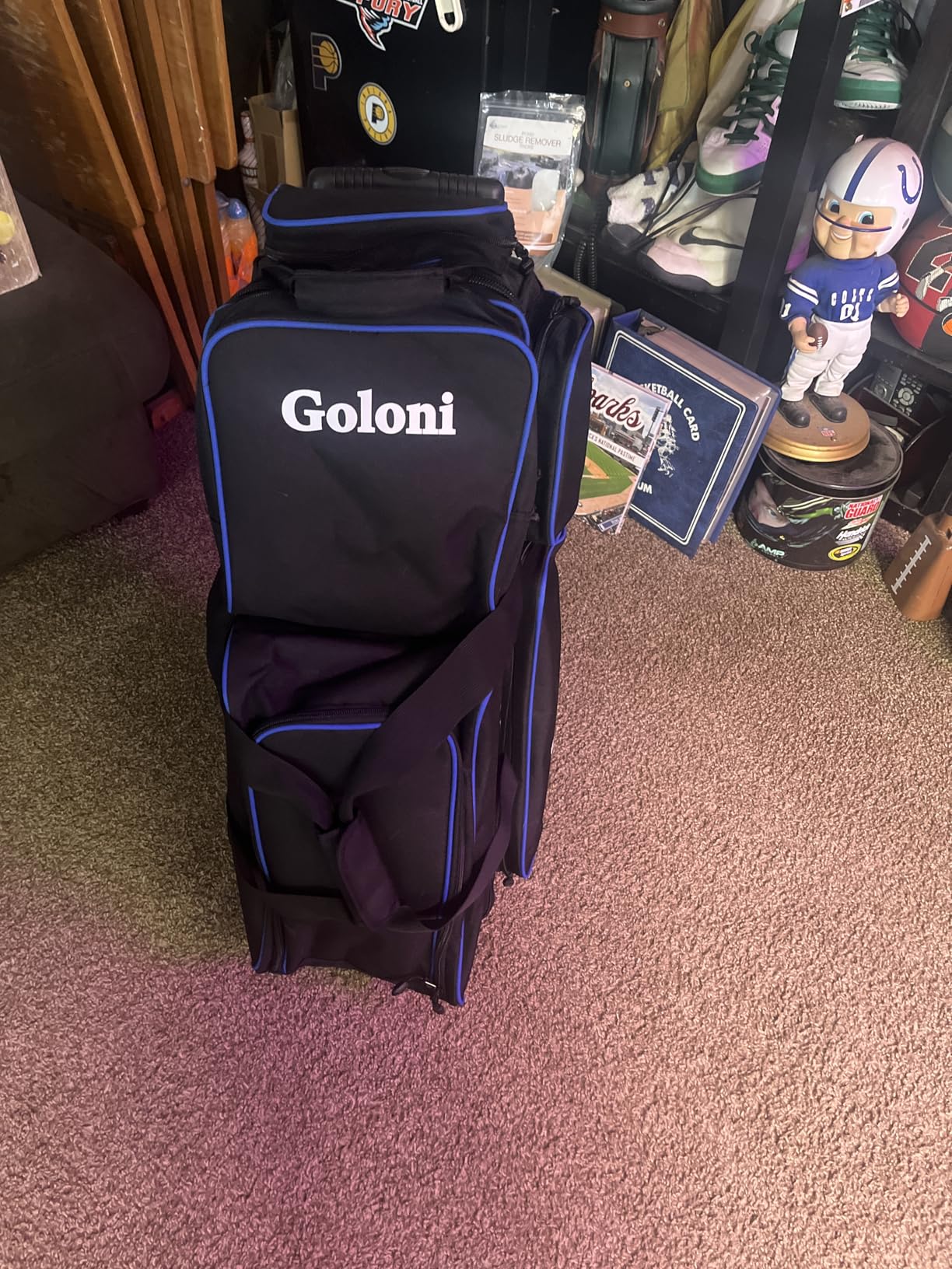 Goloni 3 Ball Bowling Bags with Wheels - Rolling Bowling Bag for 3 Balls & Accessories - Retractable Handle Extends to 38 customer photo 1