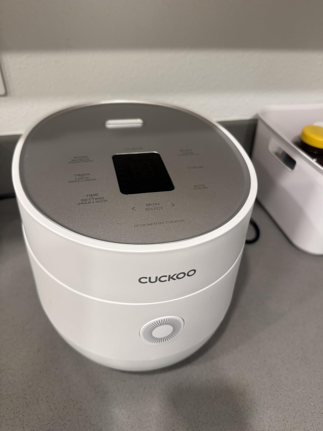 CUCKOO Micom Rice Cooker 3-Cup Uncooked / 6-Cup Cooked with Nonstick Inner Pot, Small Rice Maker with 8 Menu Options, Fuzzy Logic Technology, Auto Clean, Quick Rice Mode, Gray (CR-0375FG) customer photo 2