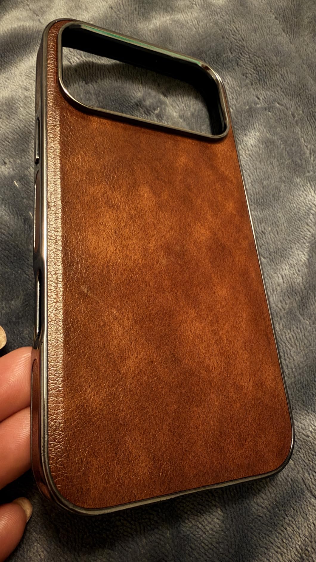 LOHASIC for iPhone 15 Pro Max Leather Case, Luxury Business Classic Cover Shockproof Protective Magnetic Phone Cases Compatible with Magsafe for iPhone 15 Pro Max 2023 New - Dark Brown customer photo 1
