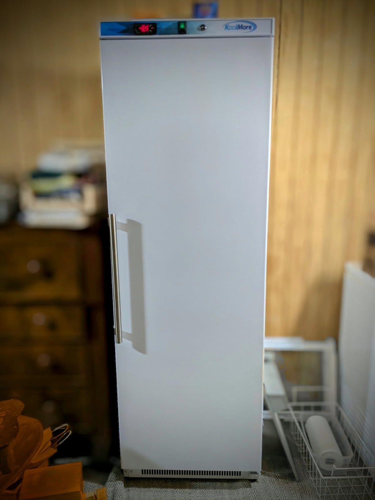 KoolMore 12 Cu. ft. Commercial Reach-in Freezer in White Manual Defrost (KM-FMD12WH) customer photo 2