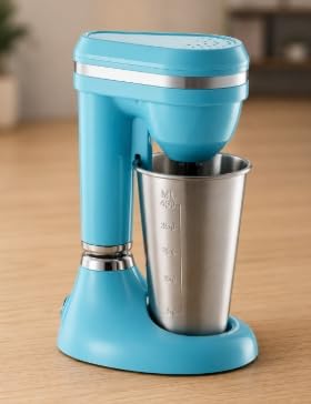 VEVOR Milkshake Machine, 375W Milkshake Maker Mixer, Single Head Drink Mixer Blender Machine, 3-Speed Milkshake Blender with 820ml Stainless Steel Cup for Commercial customer photo 1