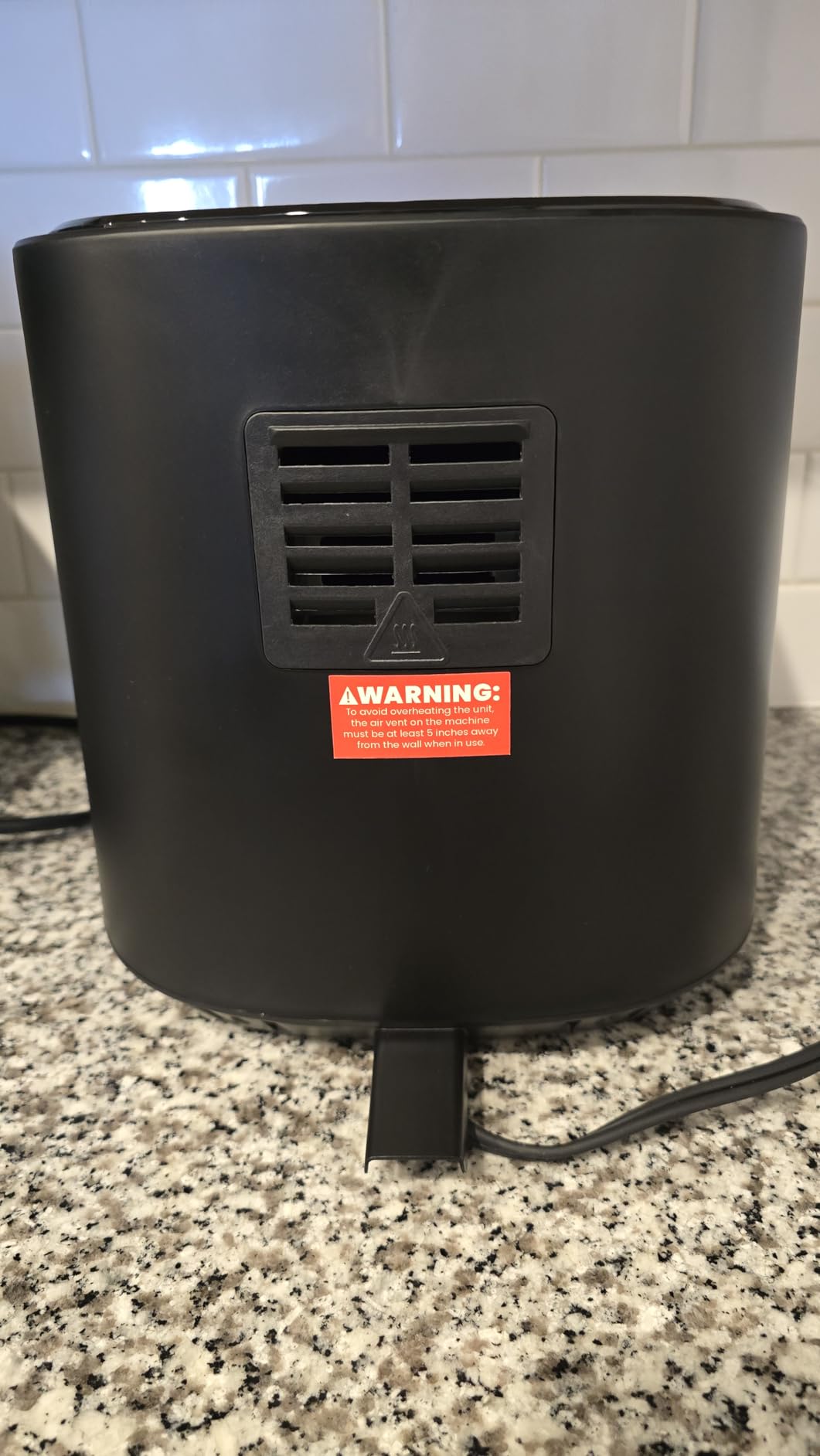 Chefman Air Fryer - 4 QT Compact Airfryer for Quick & Easy Meals in Minutes, Features Hi-Fry Technology for Extra Crisp, Touchscreen Controls with 4 Presets, Nonstick & Dishwasher Safe Basket - Black customer photo 1