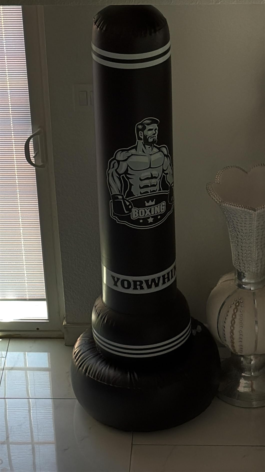 Heavy Punching Bag with Stand Adults Teens, 70