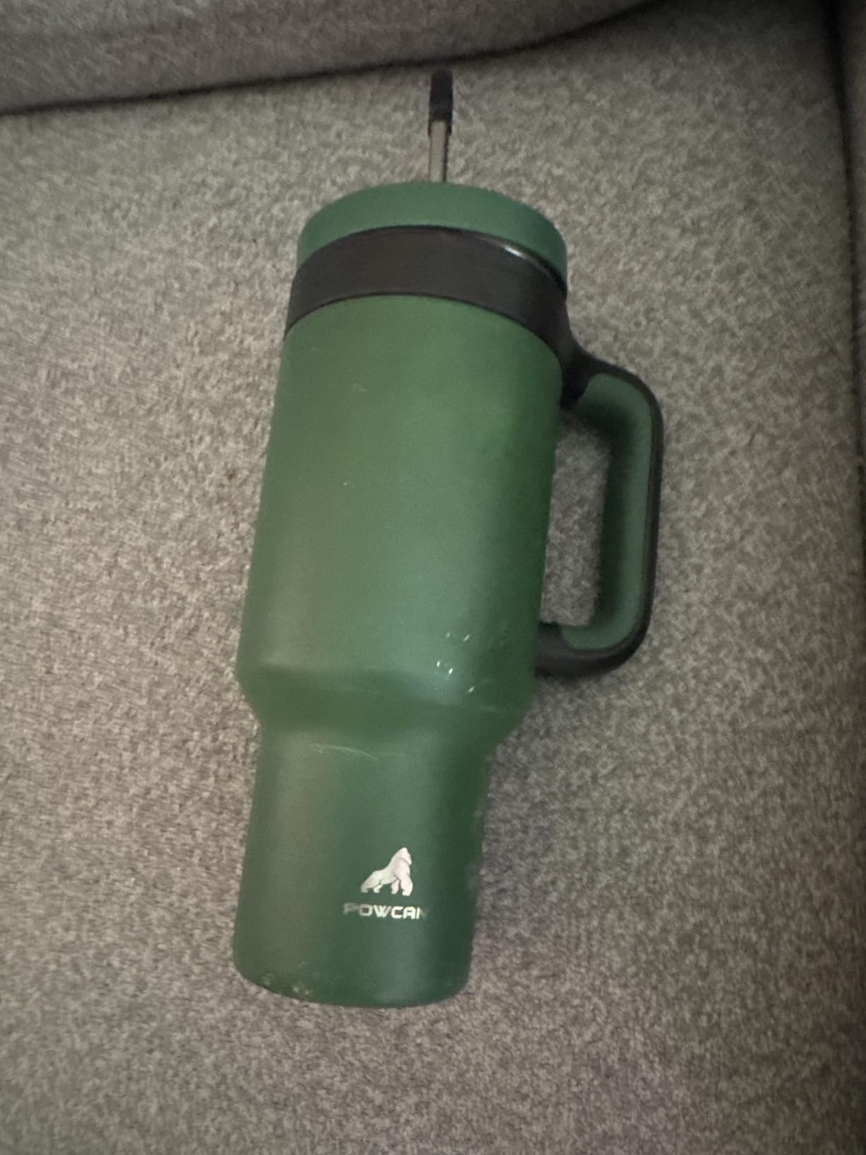 POWCAN 40 oz Tumbler with Handle, 2-in-1 Straw and Sip Lid, Leakproof, Dishwasher Safe, Insulated Stainless Steel Travel Coffee Mug, Keeps Cold for 34 Hours, Fits in Car Cup Holder (Midnight) customer photo 1