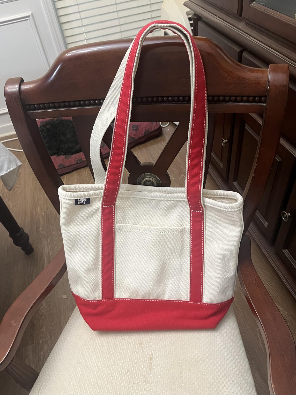 Lands' End Open Top Canvas Tote Bag customer photo 1