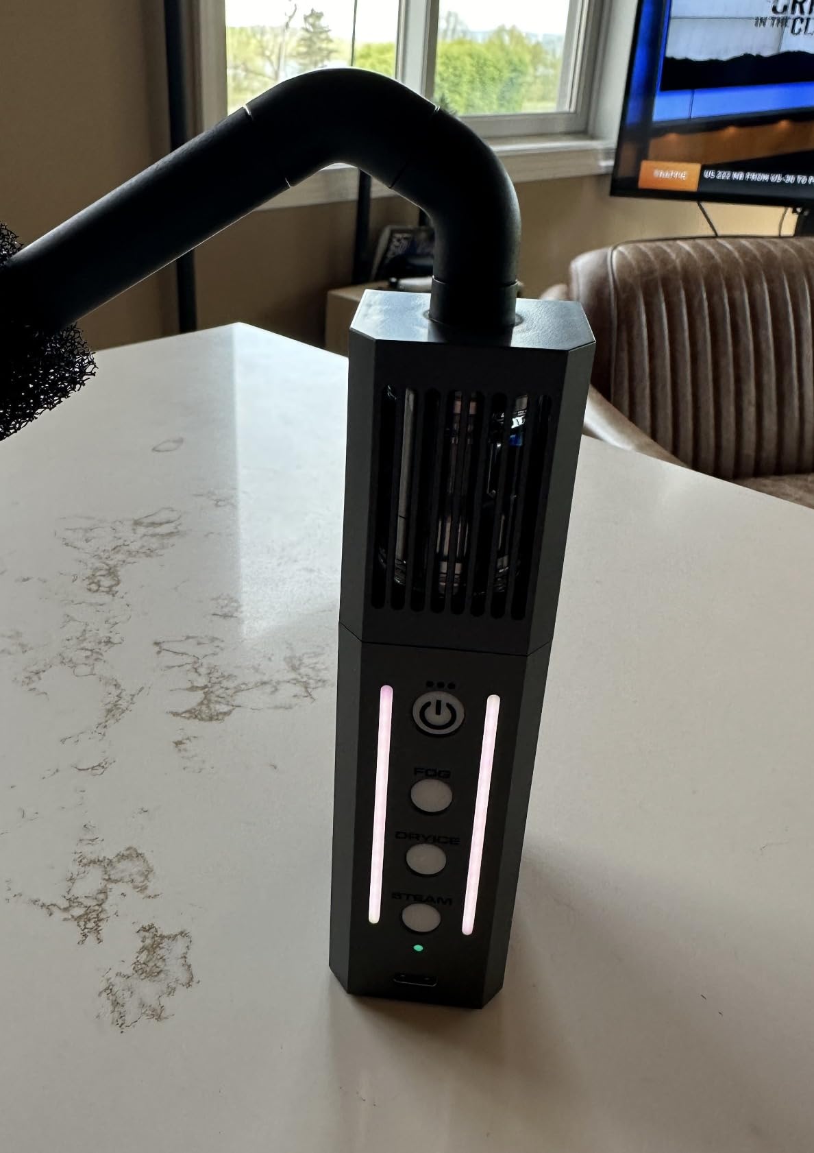 PMI SmokeNINJA Portable Fog Machine, Handheld Wireless Smoke Machine with Remote Control for Photography, Outdoor Events, Parties, Stage Effects, Halloween or Weddings(Full Kit) customer photo 2