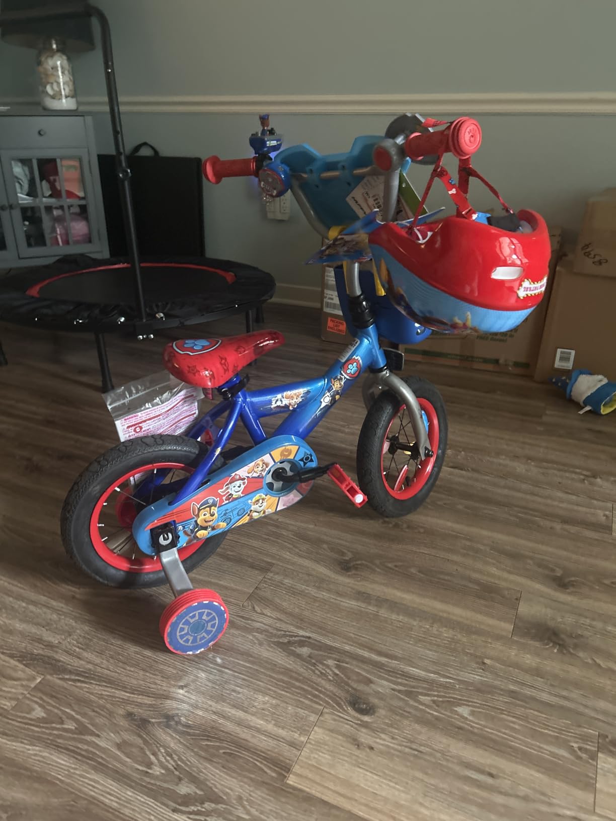 Huffy Paw Patrol Kids' Bikes, Sizes 12/16 Inch, Beginner Rider, Multiple Designs and Color Options Available, Removable Training Wheels Included, Fun Paw Patrol Graphics customer photo 1