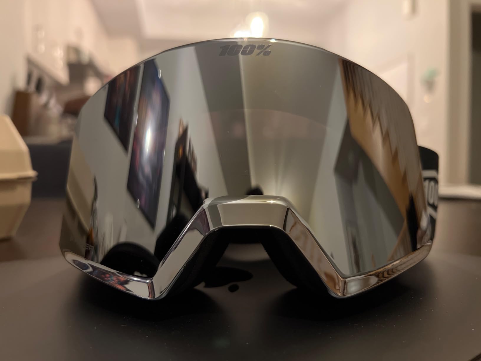 100% ARMEGA Premium Protective Sport Goggles with Ultra HD Lens & Nose Guard (Nuketown - Clear Lens) customer photo 1