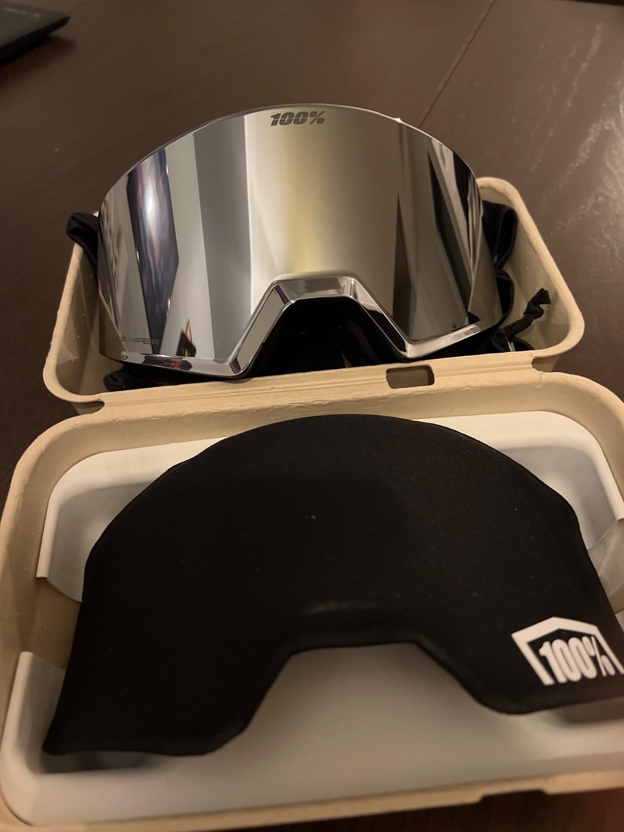 100% ARMEGA Premium Protective Sport Goggles with Ultra HD Lens & Nose Guard (Nuketown - Clear Lens) customer photo 2