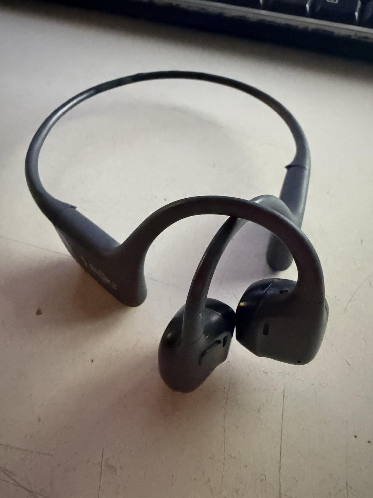 SHOKZ New OpenRun Pro 2 Mini - Open-Ear, Bone Conduction Sport Headphones - with Reflective Strip - Sweat Resistant, Workout Headphones - Secure, Wireless, Comfortable Fit - Deep Bass and Smart Mic App customer photo 2
