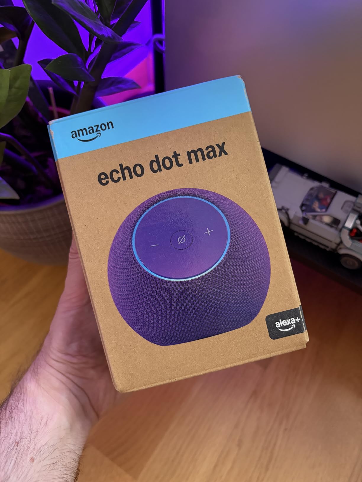 Echo Dot Max (newest model), Alexa speaker with room-filling sound and nearly 3x bass, Great for living rooms and medium-sized spaces, Designed for Alexa+, Graphite customer photo 1