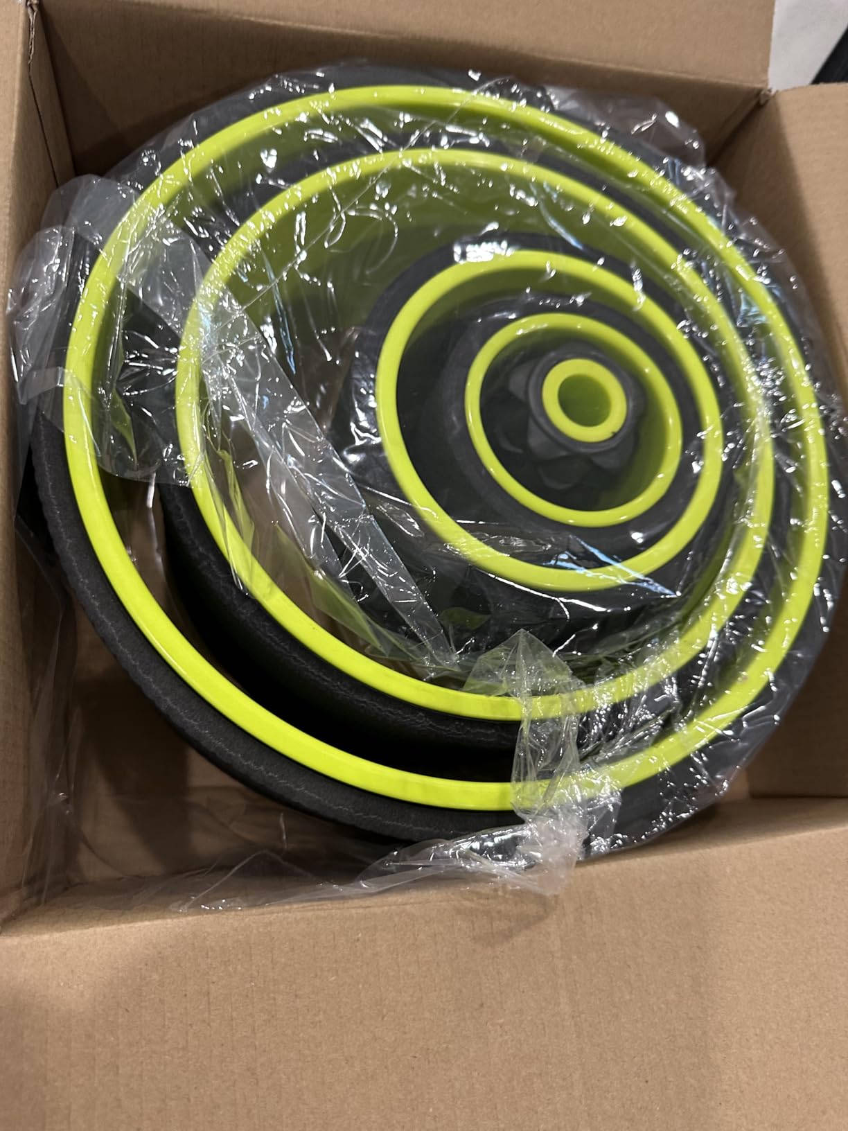 3 Pack Back Roller - Yoga Wheel for Back Pain Relief & Stretching, Back Wheel for Deep Tissue Massage, Foam Roller for Physical Therapy & Exercise customer photo 2